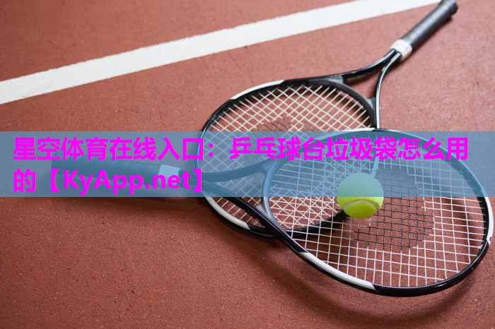 乒乓球台垃圾袋怎么用的